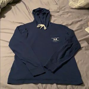 Southern Tide Navy Lightweight Hoodie